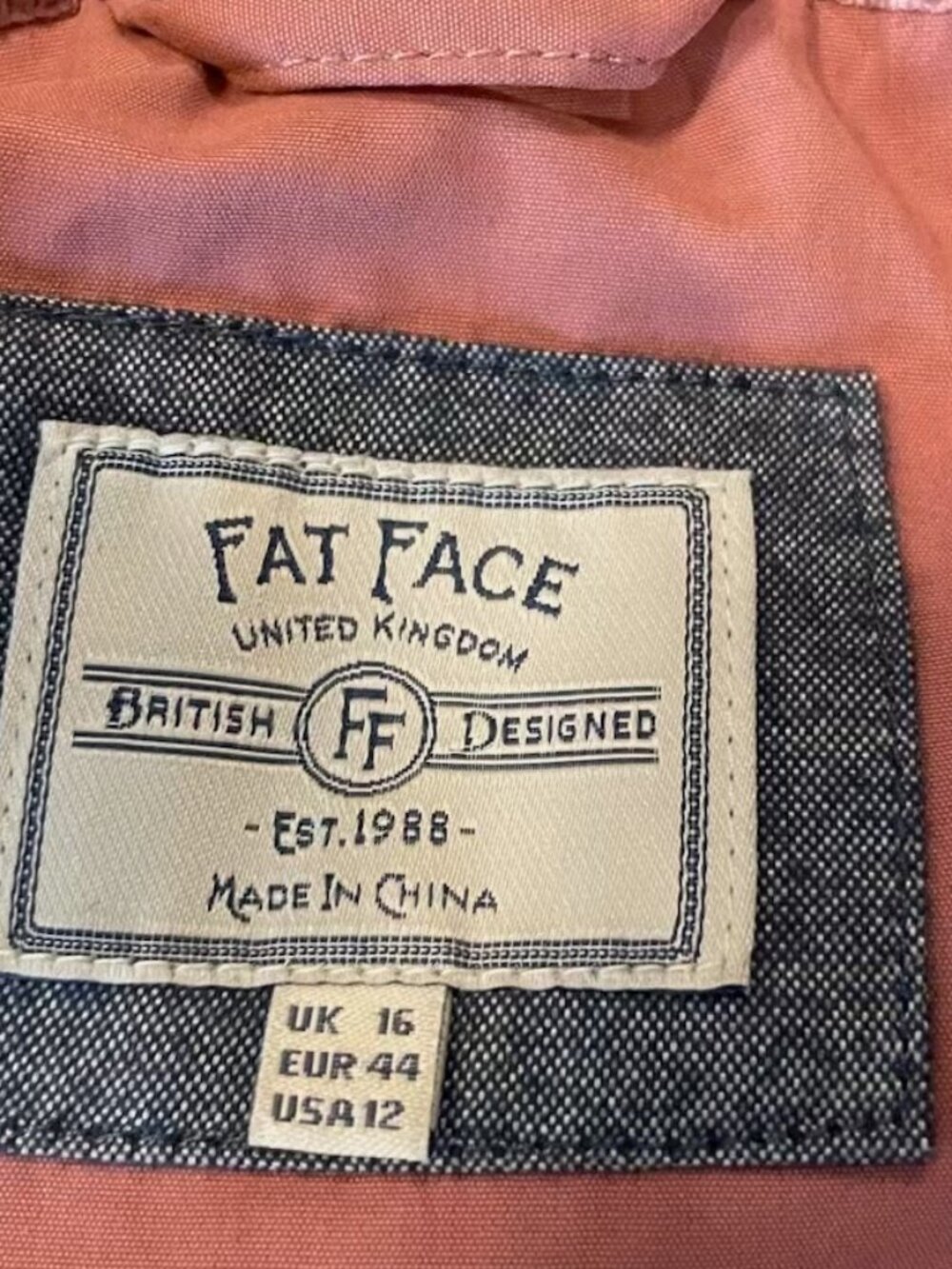 Pink Fat Face Puffer Vest